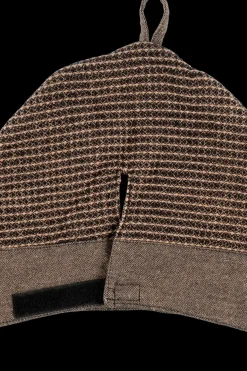 New Kenno saunahattu musta/beige Sauna