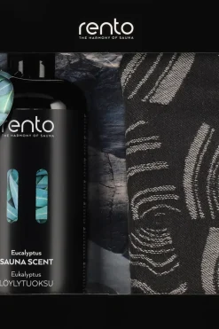Rento Sauna<Lahjapakkaus tuoksu 400ml & laudeliinat Eukalyptys
