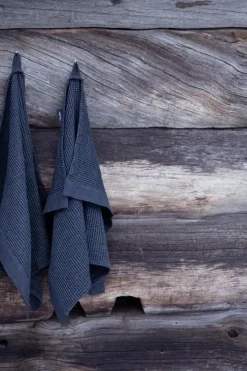 Rento Pyyhkeet<Pyyhe Kenno 50x70 cm musta/harmaa