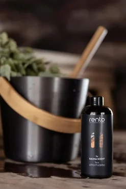 Rento Sauna<Saunasanko alumiini tervanruskea