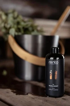 Rento Sauna<Saunasanko alumiini tervanruskea
