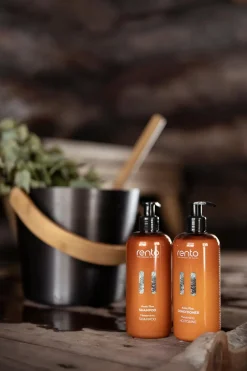 Rento Sauna<Saunasanko alumiini tervanruskea