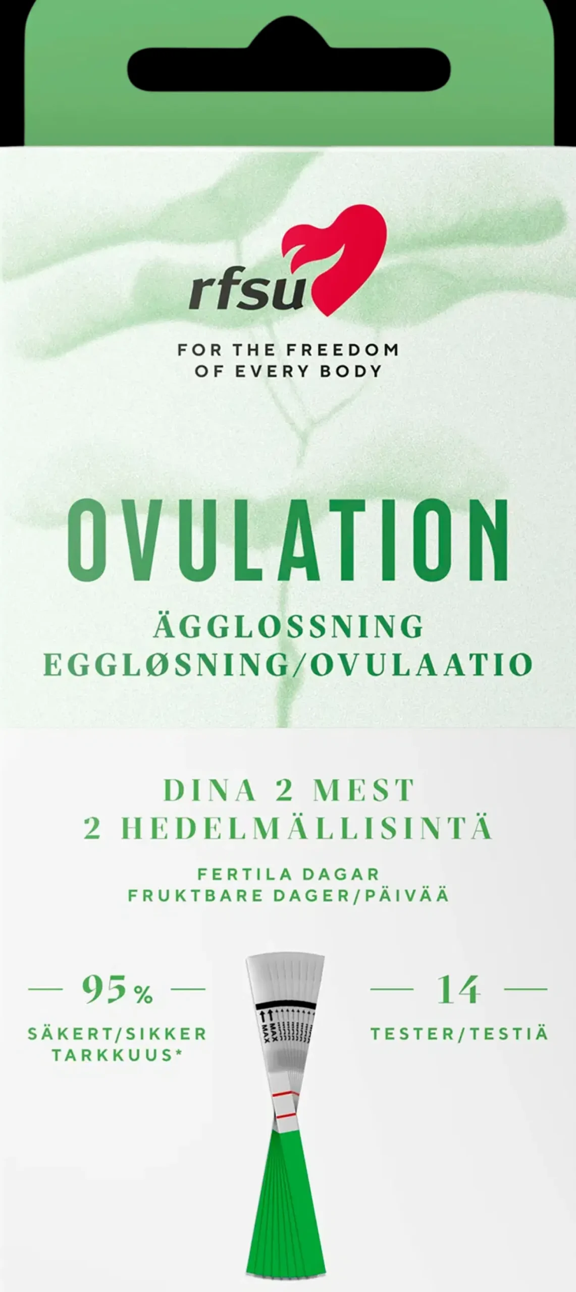 Hot Ovulaatiotesti testitikut 14 kpl testiliuskoja Testit