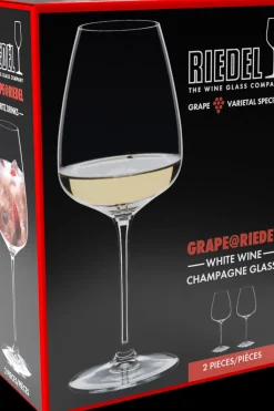 Hot Grape@ White Wine/Champagne Glass/Rosé/Spritz Drinks valkoviinilasi 2 kpl Lasit