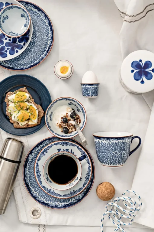 Rörstrand Lautaset<Ostindia Floris lautanen 20 cm sininen