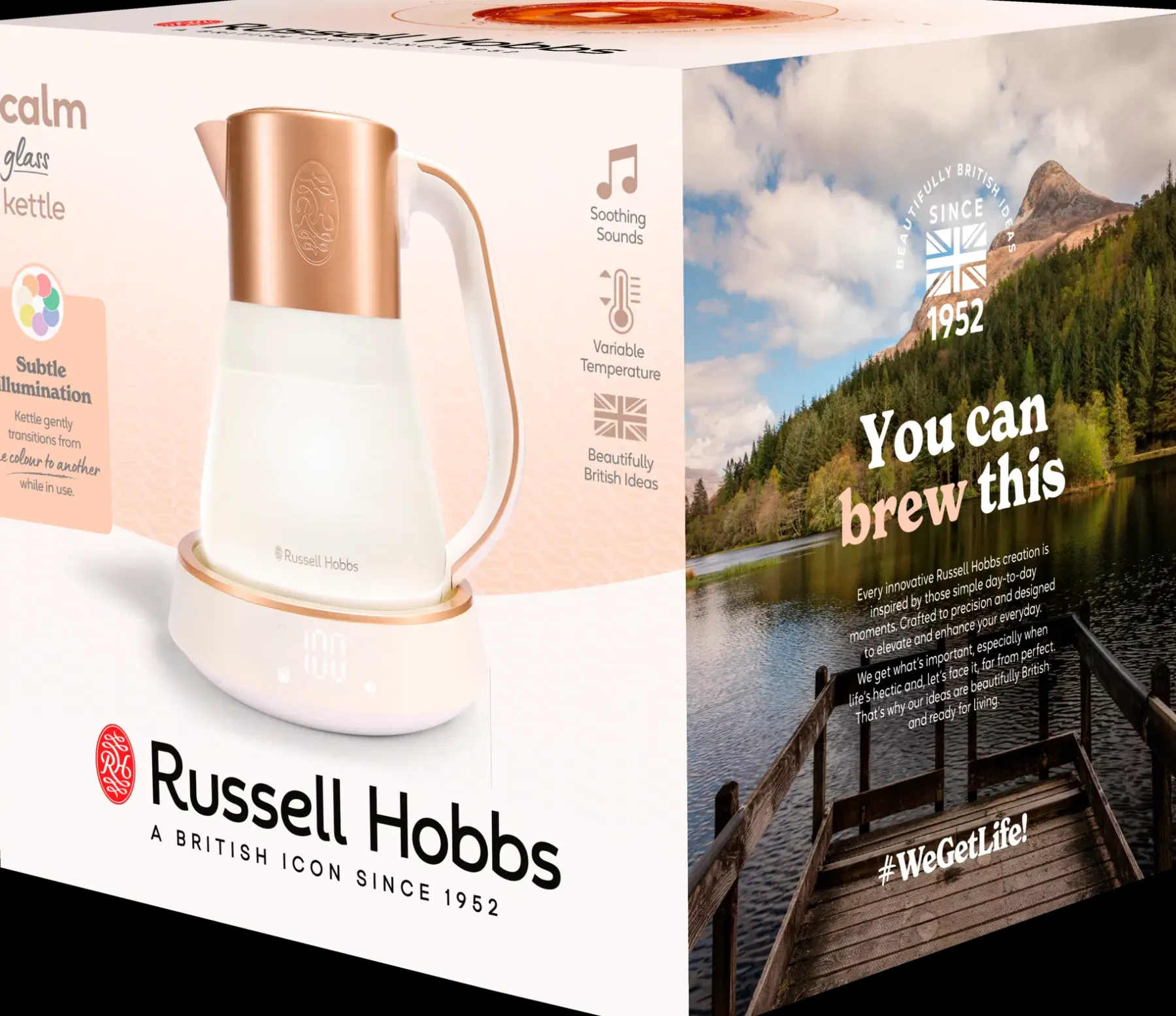 Discount lasinen vedenkeitin Calm 27450-70 Keittiökoneet