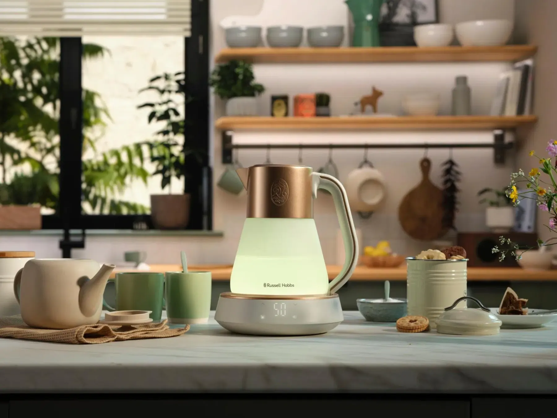 Discount lasinen vedenkeitin Calm 27450-70 Keittiökoneet