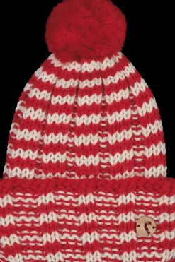 Salon Pipot, Hatut Ja Muut Päähineet<Stripe merinovilla tupsu pipo