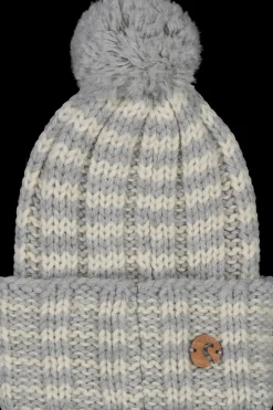 Salon Pipot, Hatut Ja Muut Päähineet<Stripe merinovilla tupsu pipo