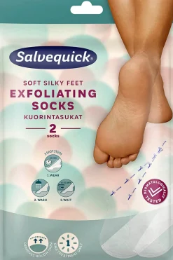 Salvequick Jalkojenhoito<Exfoliating socks kuorintasukat 2kpl