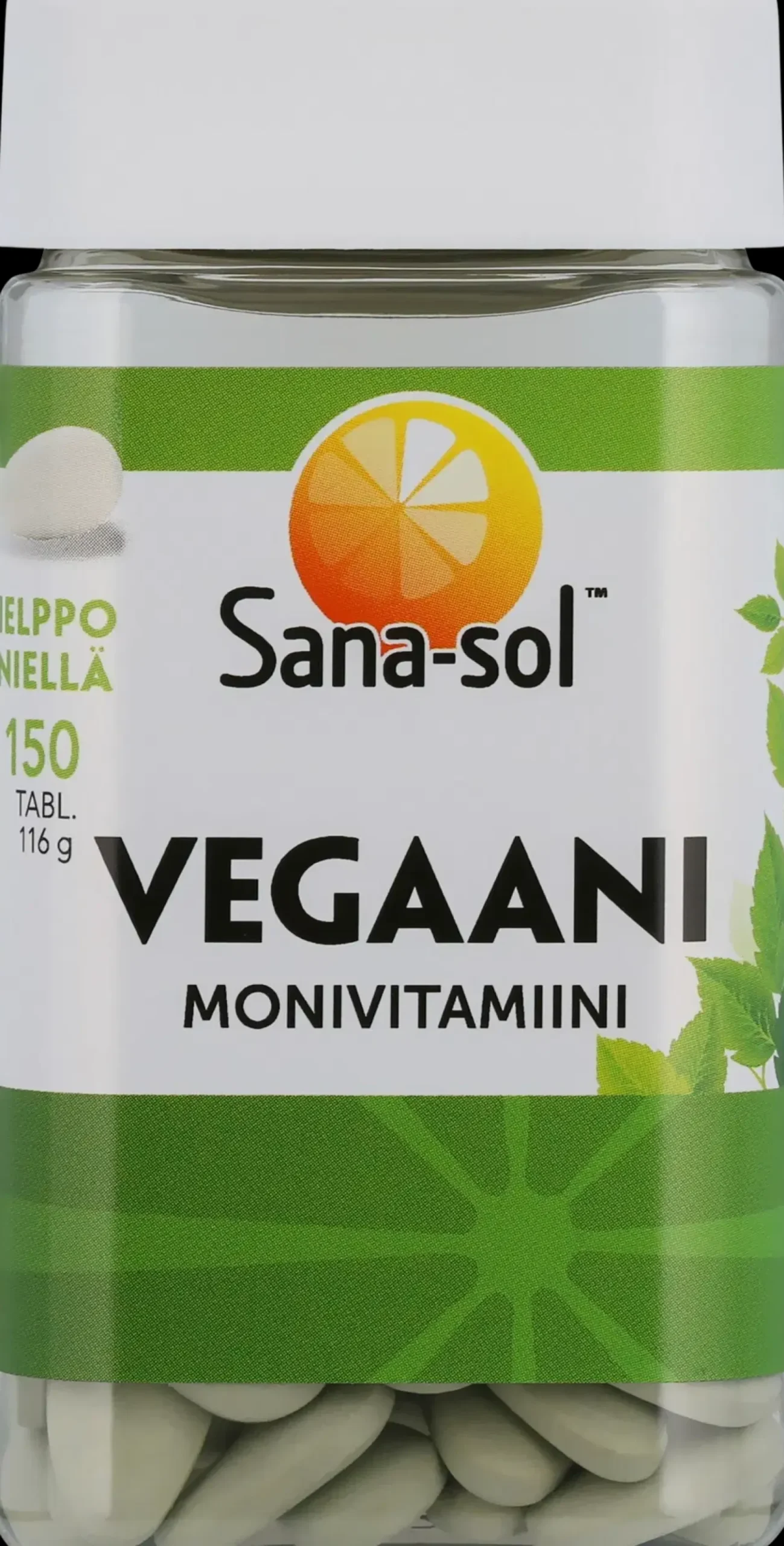 Sana-sol Vitamiinit<Vegaani Monivitamiini-kivennäisainetabletti ravintolisä 150tabl