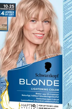 Clearance Blonde 10.25 Strawberry Blonde vaalennusvoide Hiusvärit