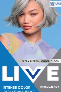 Schwarzkopf Hiusvärit<LIVE U71 Metallic Silver