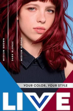 Schwarzkopf Hiusvärit<LIVE UB 026 Dark Red