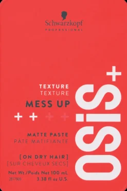 Schwarzkopf Professional Hiusten Muotoilutuotteet<OSiS+ Mess Up Mattavaha 100ml