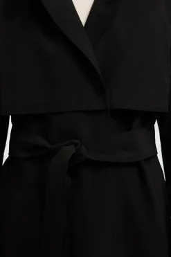 SELECTED Takit<Femme SLFAline tech vettähylkivä trenssi