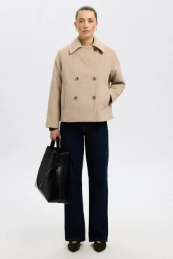 SELECTED Takit<Femme SLFAlma villakangastakki