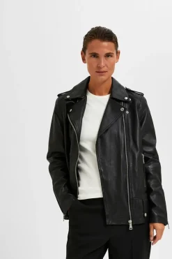 Clearance Femme SLFMadison nahkatakki Takit