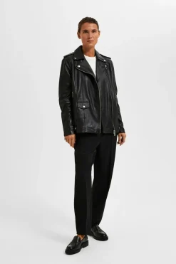 Clearance Femme SLFMadison nahkatakki Takit