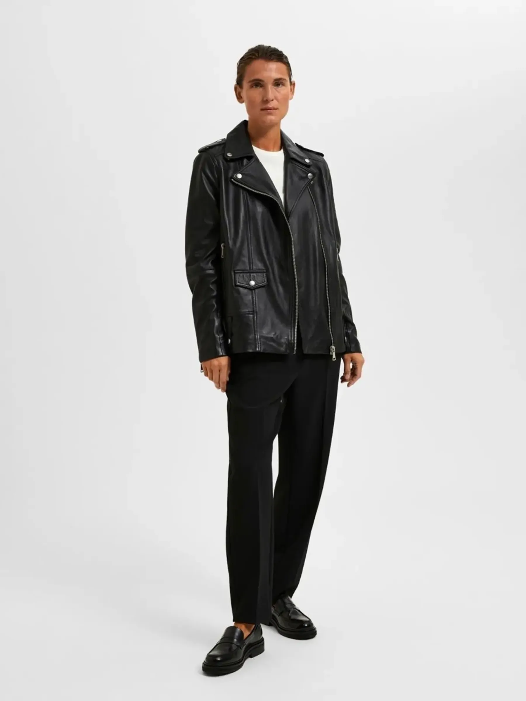 Clearance Femme SLFMadison nahkatakki Takit