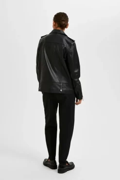 Clearance Femme SLFMadison nahkatakki Takit