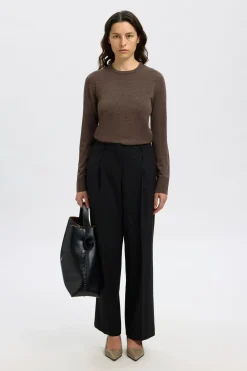 SELECTED Neuleet<Femme SLFThea merinovillainen neulepusero