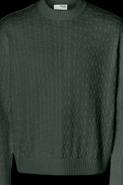 Discount HOMME miesten neule Slhphilip ls knit relaxed crew Neuleet