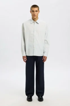 Hot HOMME Slhctmben stripe ls shirt kauluspaita Paidat