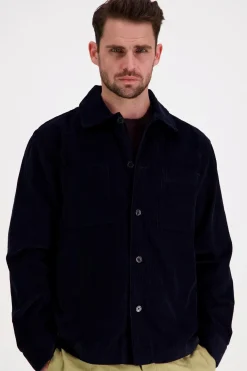 SELECTED Paidat<HOMME Slhregtate cord overshirt
