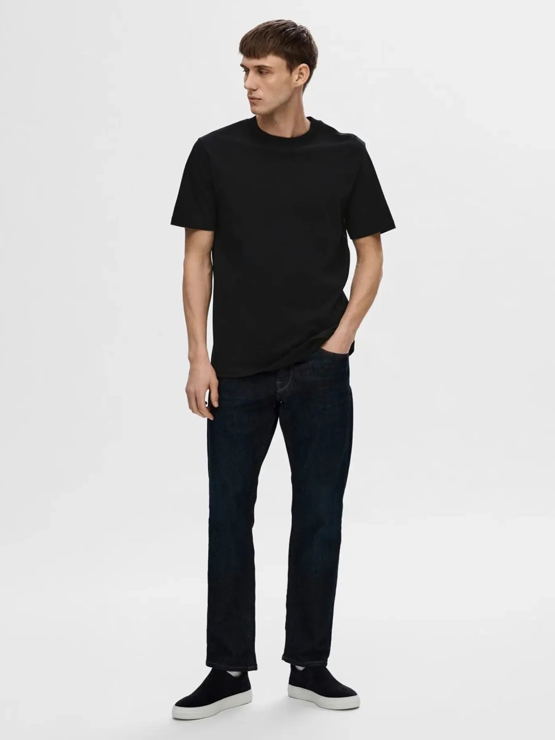 HOMME Slhrelaxcolman ss o-neck t-paita Paidat