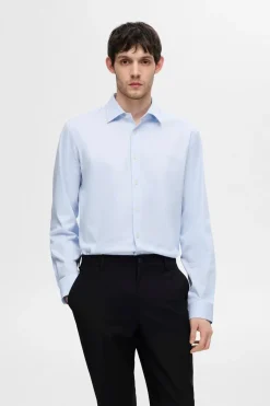 SELECTED Paidat<homme slhslim-performance shirt ls pukupaita