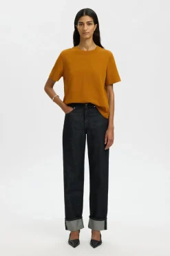 SELECTED Paidat Ja Topit<SLFEssential Boxy t-paita