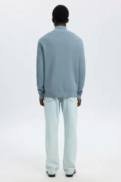 Clearance Slhdane ls knit structure half zip neule Neuleet