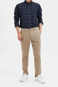 SELECTED Housut<Slhslim-New Miles 175 Flex chinot