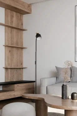 Outlet Ciel lattiavalaisin musta Lattiavalaisimet