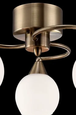 Discount Iris 3-osainen kattoplafondi valkoinen Kattovalaisimet