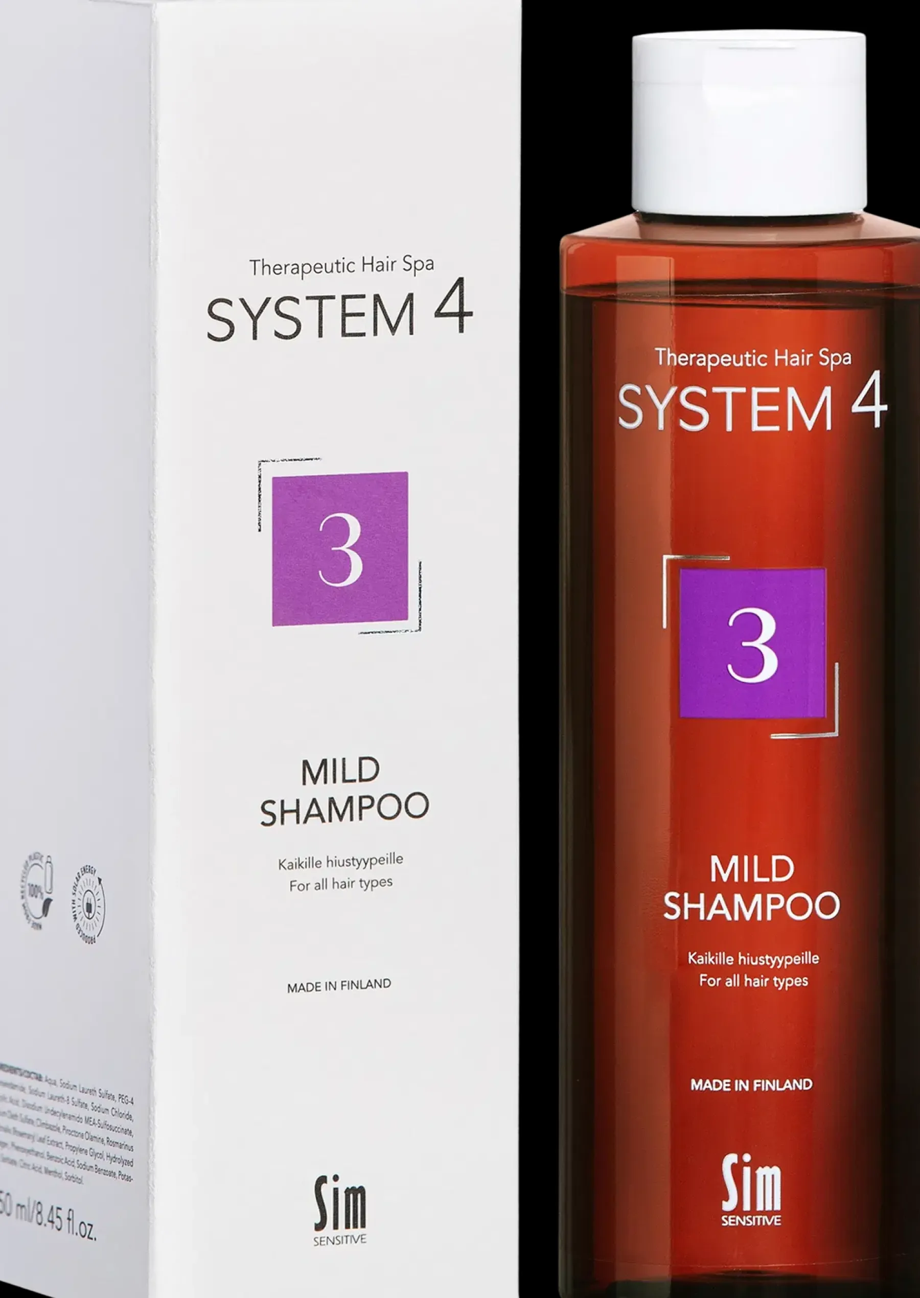 System 4 Hajusteettomat Hiustuotteet|Shampoot<Sim Sensitive System4, 3 Mild shampoo 250 ml