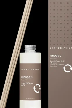 Skandinavisk Huonetuoksut<Hygge huonetuoksu täyttöpullo 200ml +tikut