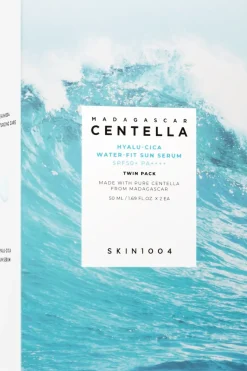 Hot Madagascar Centella Hyalu-Cica Water-Fit Sun Serum SPF50+ Twin Pack aurinkosuojavoide 2 x 50 ml Korealainen Ihonhoito|Aurinkotuotteet