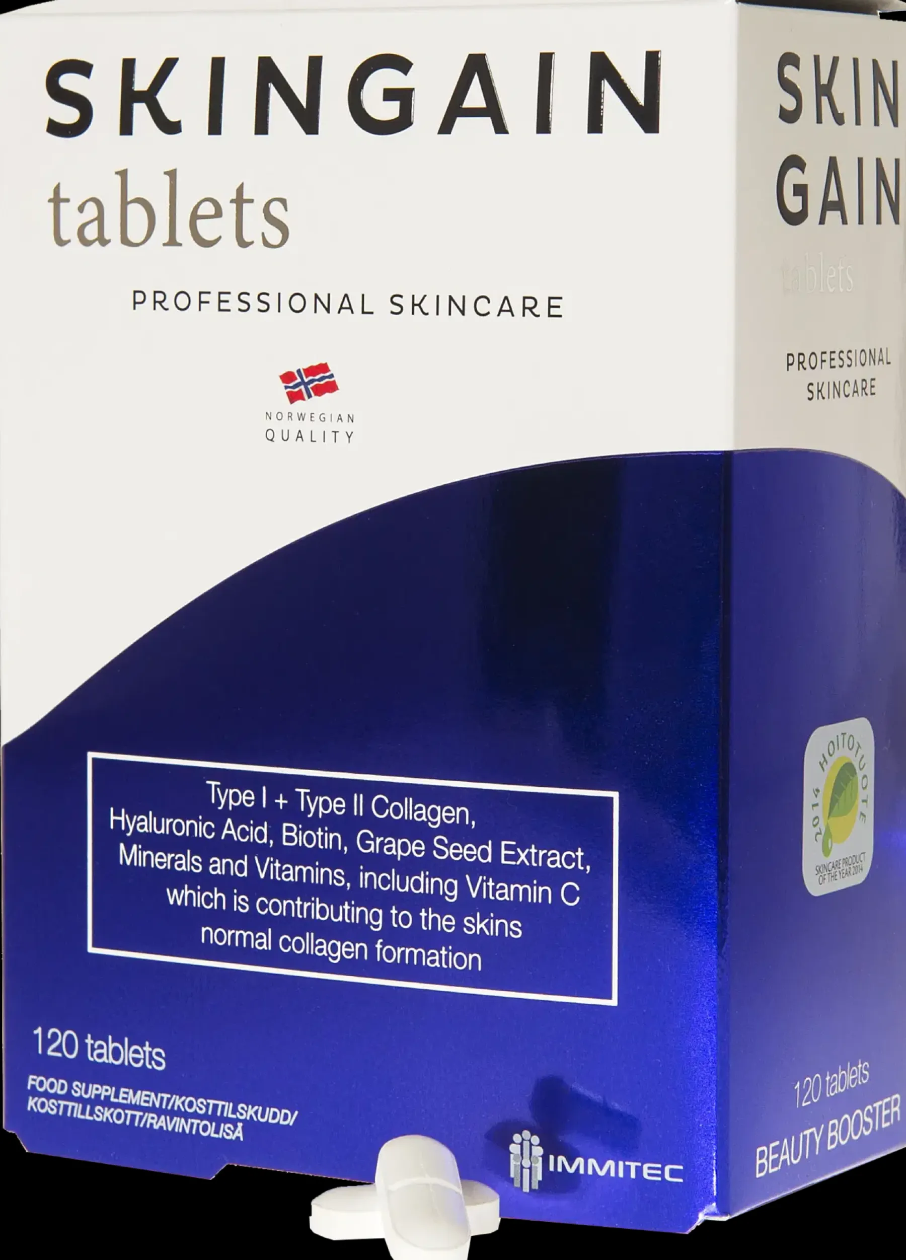 Med-Eq Kauneuden Hyvinvointivalmisteet<Skingain Professional kollageenivalmiste 120 tabl.