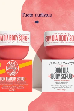 Sol De Janeiro Vartalonhoito<Bom Dia Bright Body Scrub vartalokuorinta 220 g