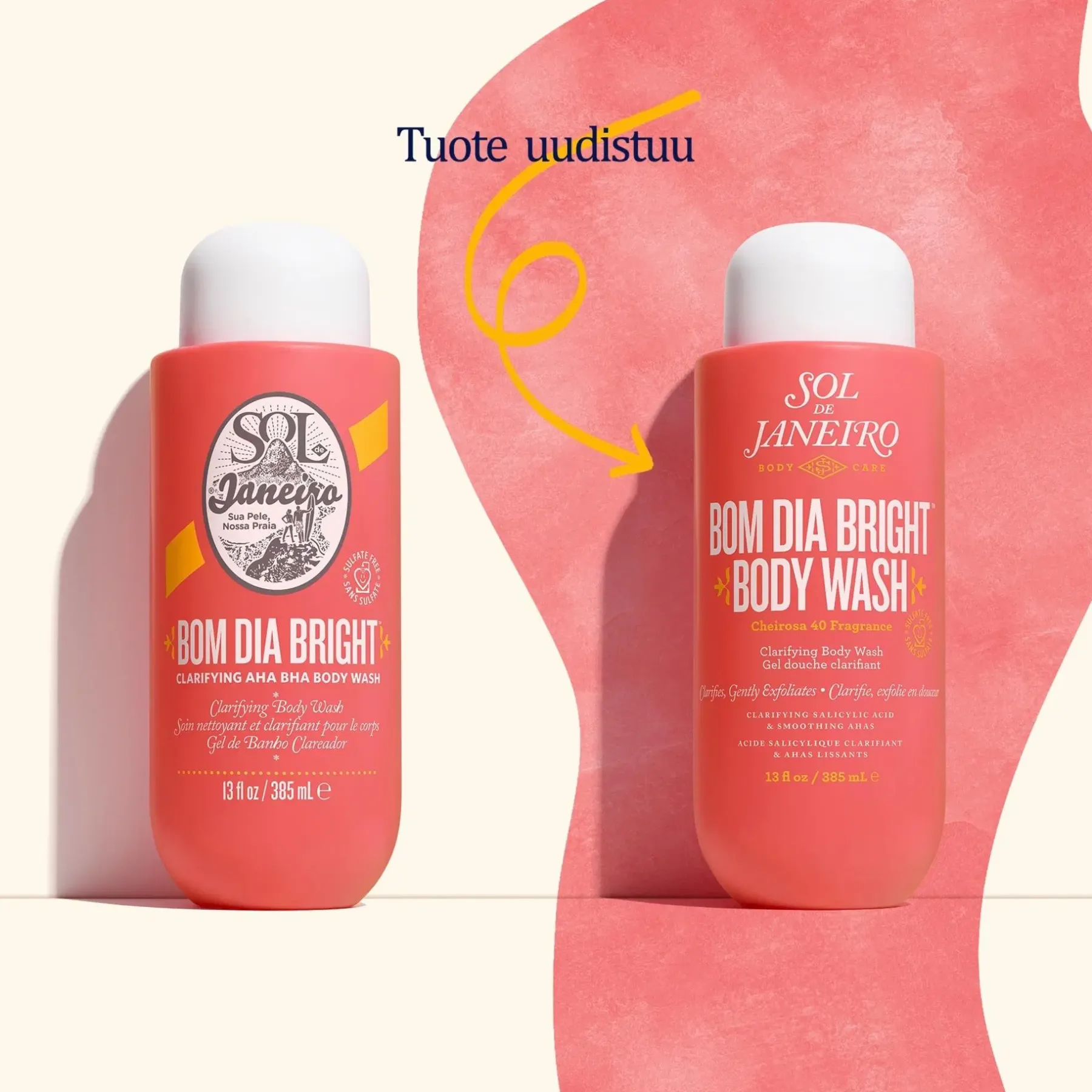 Best Bom Dia Bright Body Wash suihkugeeli 385 ml Vartalonhoito