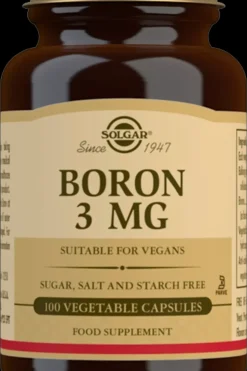 Solgar Kivennäis- Ja Hivenaineet<Boori ravintolisä 100 kaps.