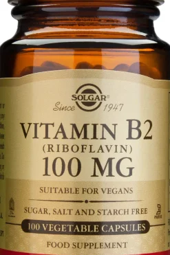 Solgar Vitamiinit<B2-vitamiini 100 mg ravintolisä 100 kaps.
