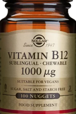 Solgar Vitamiinit<B12-vitamiini 1000 ug imeskelytabletti 100 tabl.
