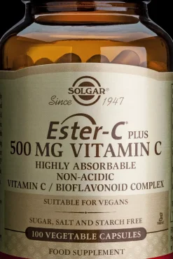 Solgar Vitamiinit<Ester-C Plus 500 mg ravintolisä 100 kaps.