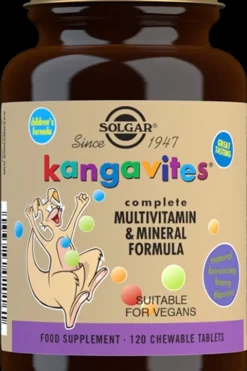Solgar Vitamiinit<Kangavites® Bouncing Berry monivitamiini lapsille 120 tabl.