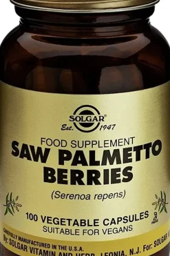 Solgar Erityisvalmisteet<Saw Palmetto Sahapalmu ravintolisä 100 kaps.