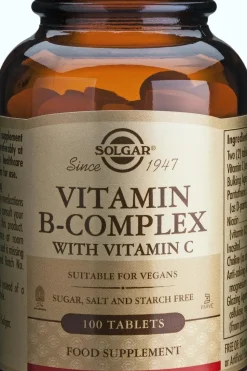 Hot Vitamin B-Complex + C ravintolisä 100 tabl. Vitamiinit