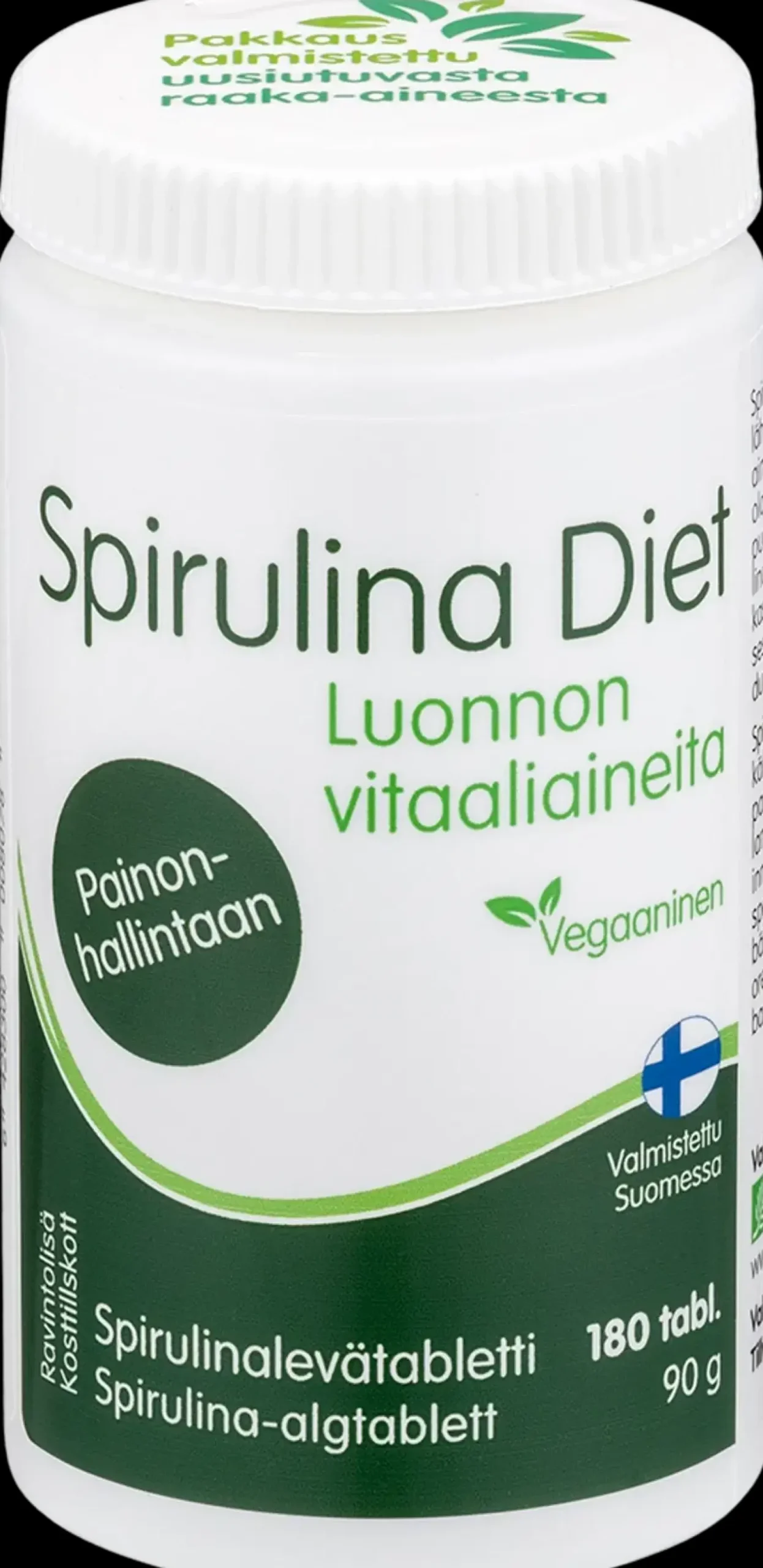 Hankintatukku Painonhallintavalmisteet<Spirulina Diet spirulinalevätabletti 180 tabl